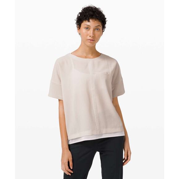 Lululemon Lululemon Shift in Time Short Sleeve Size L/XL MSRP $88 - Picture 1 of 8